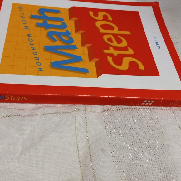 HOUGHTON MIFFLIN MATH STEPS LEVEL 6 Paperback Book - Picture 3 of 5